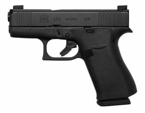 Glock 43X Black 9MM